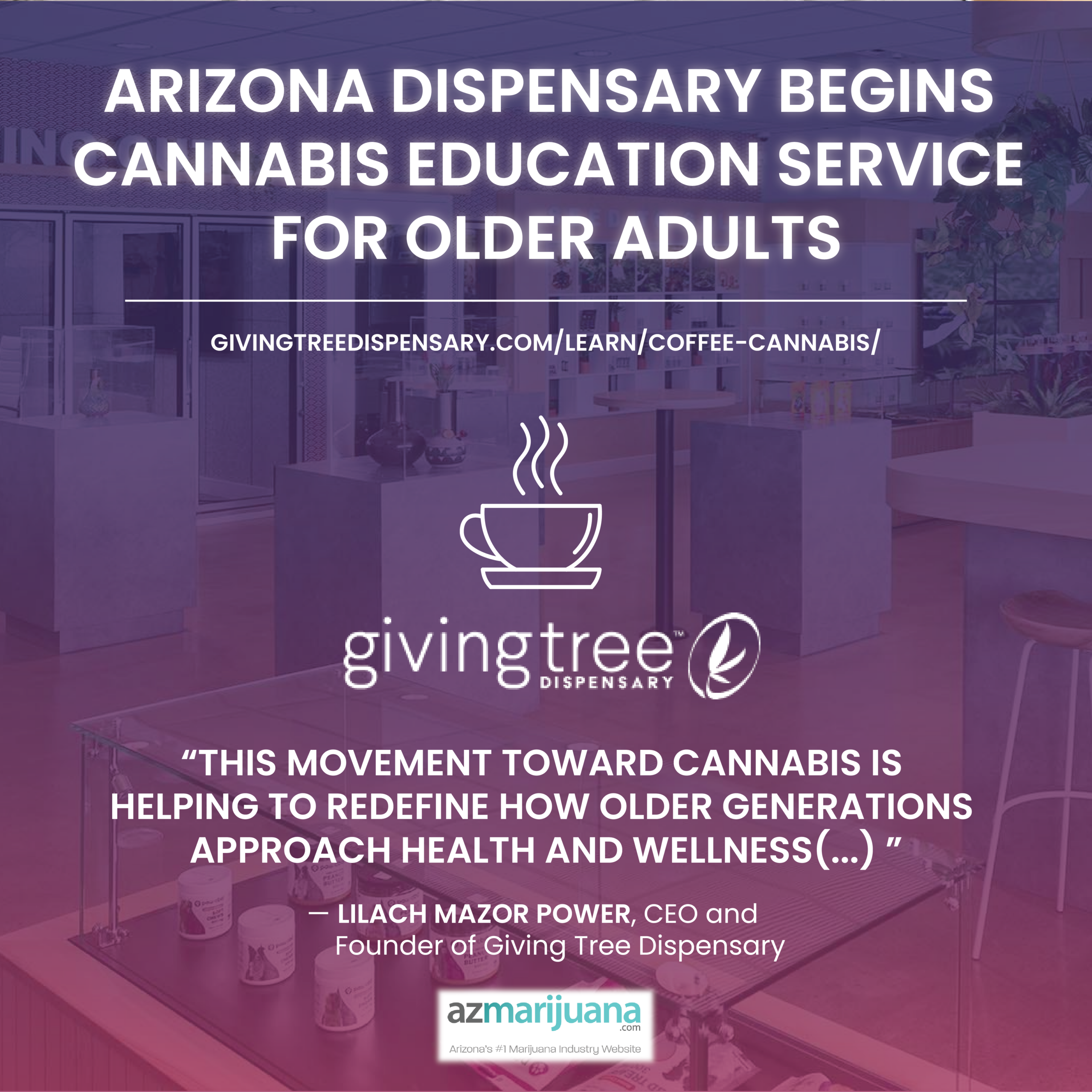 Arizona Dispensary Begins Cannabis Education Service for Older Adults